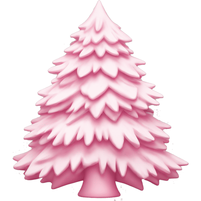 Loveshackfancy pink and white Christmas tree emoji