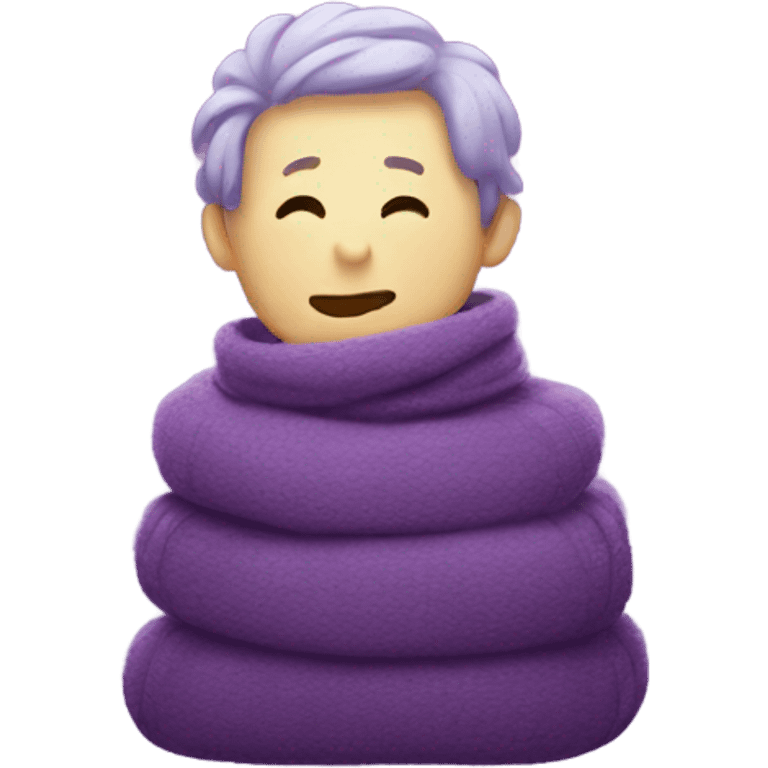 Cozy purple  emoji