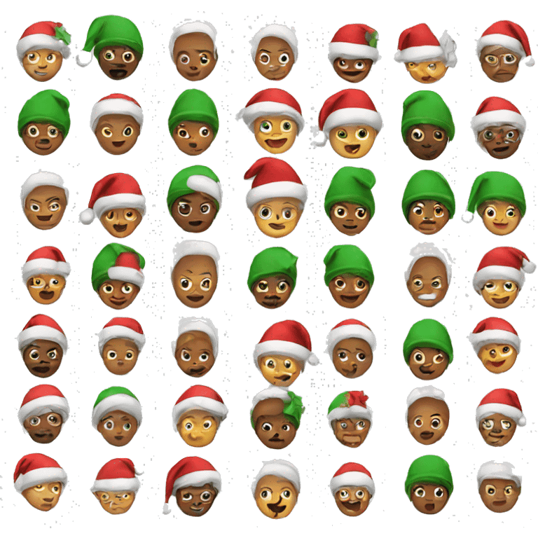 Christmas emojis emoji