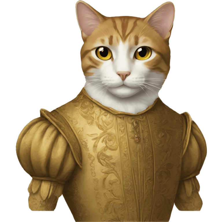 Renaissance cat emoji