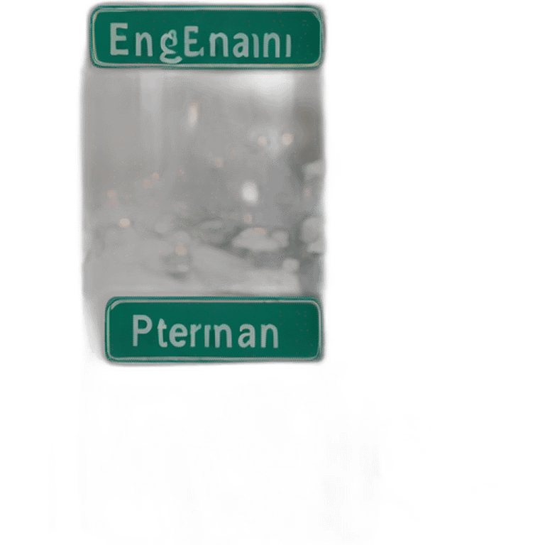 street sign with names on it like peter engemann emoji