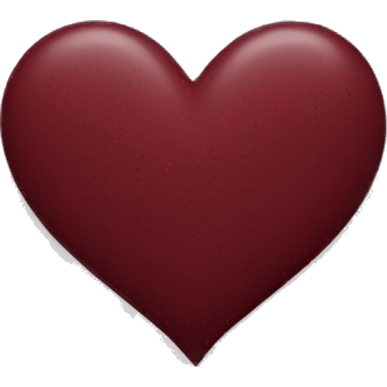 maroon heart emoji