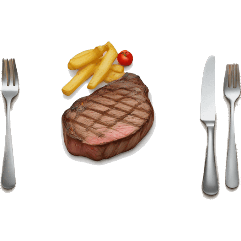 Steak dinner emoji