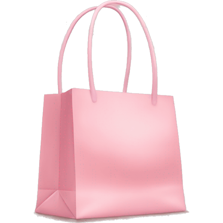 Light pink shopping bag emoji