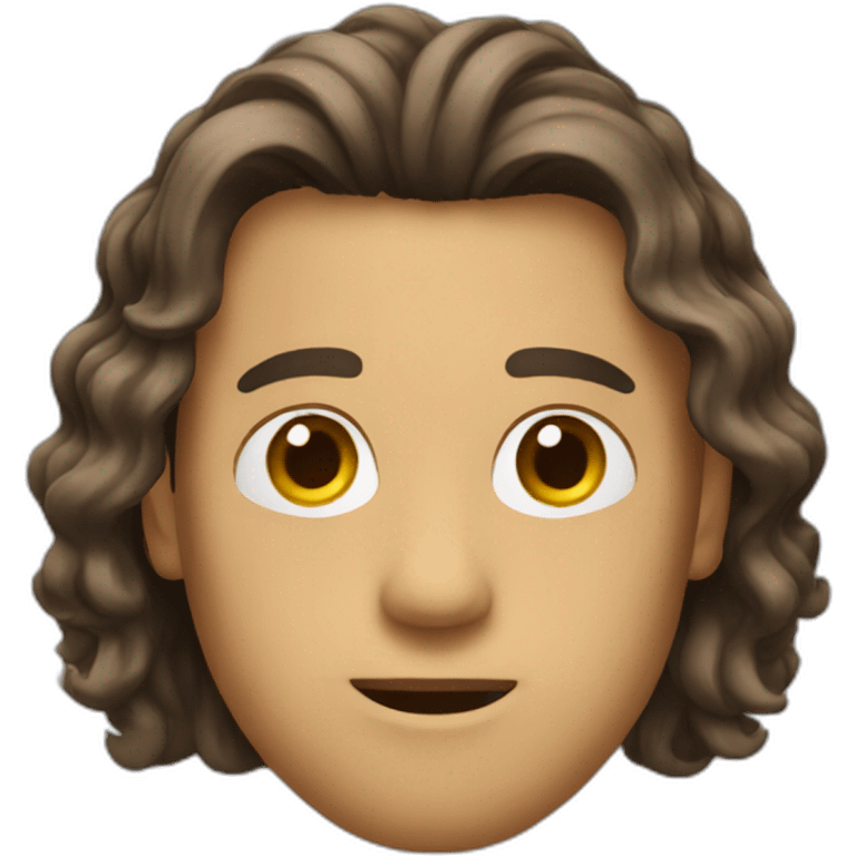 Homme au cheveux long emoji