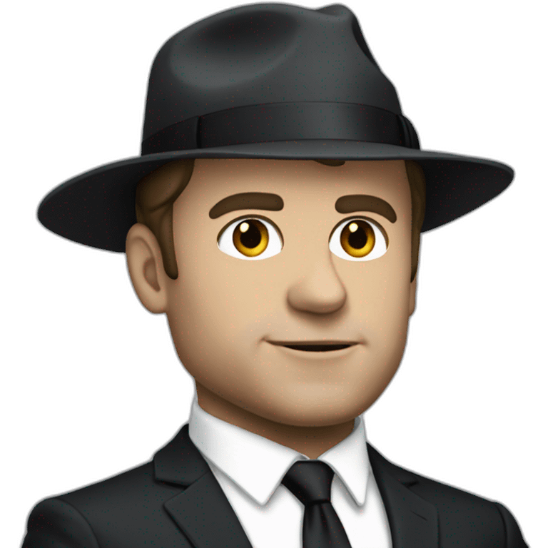 Macron the gangster emoji