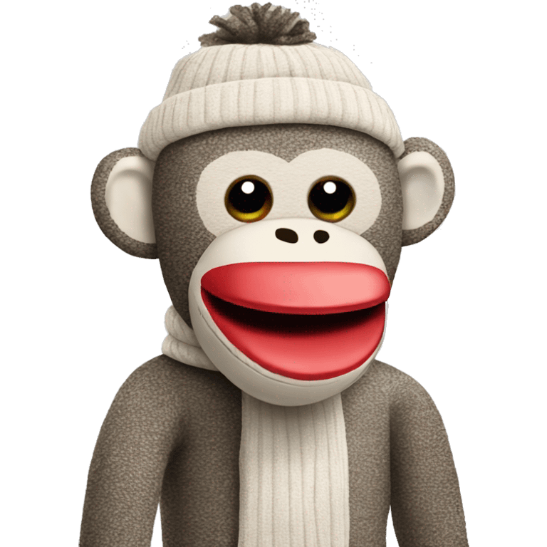 Sock monkey emoji