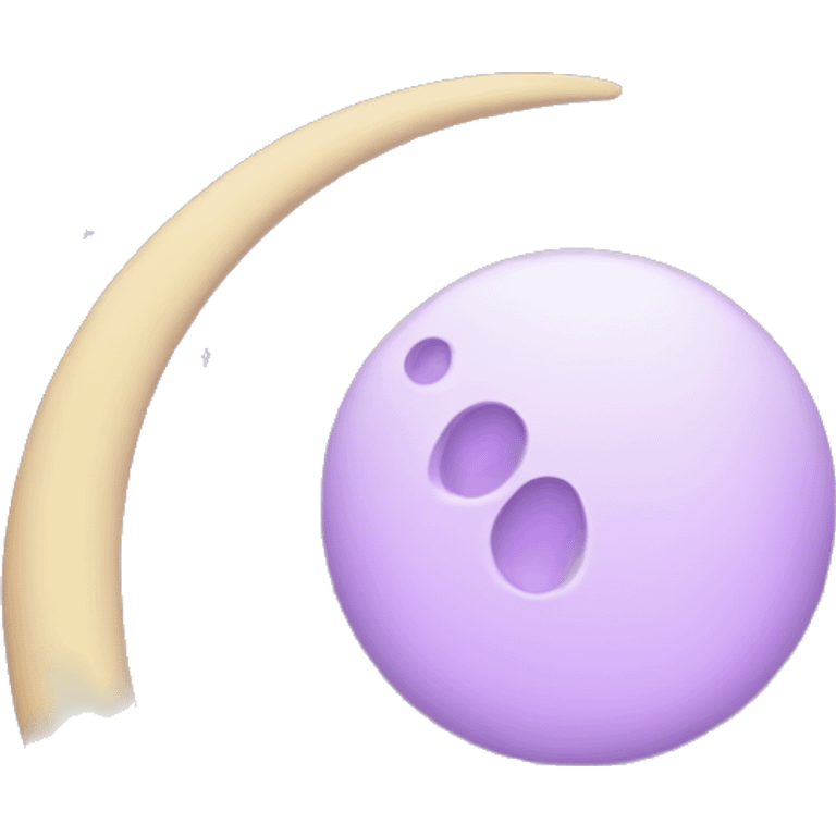 Lavender moon emoji