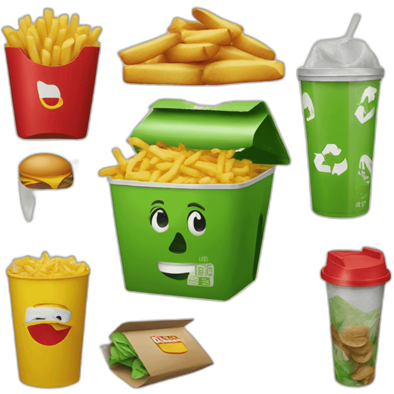 McDonald’s recycling emoji