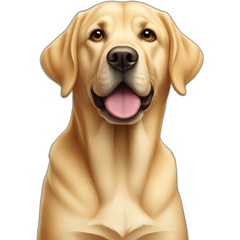 golden Labrador emoji