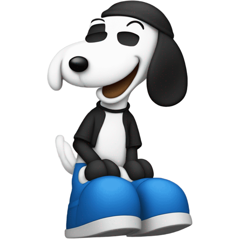 Snoopy/joe cool emoji