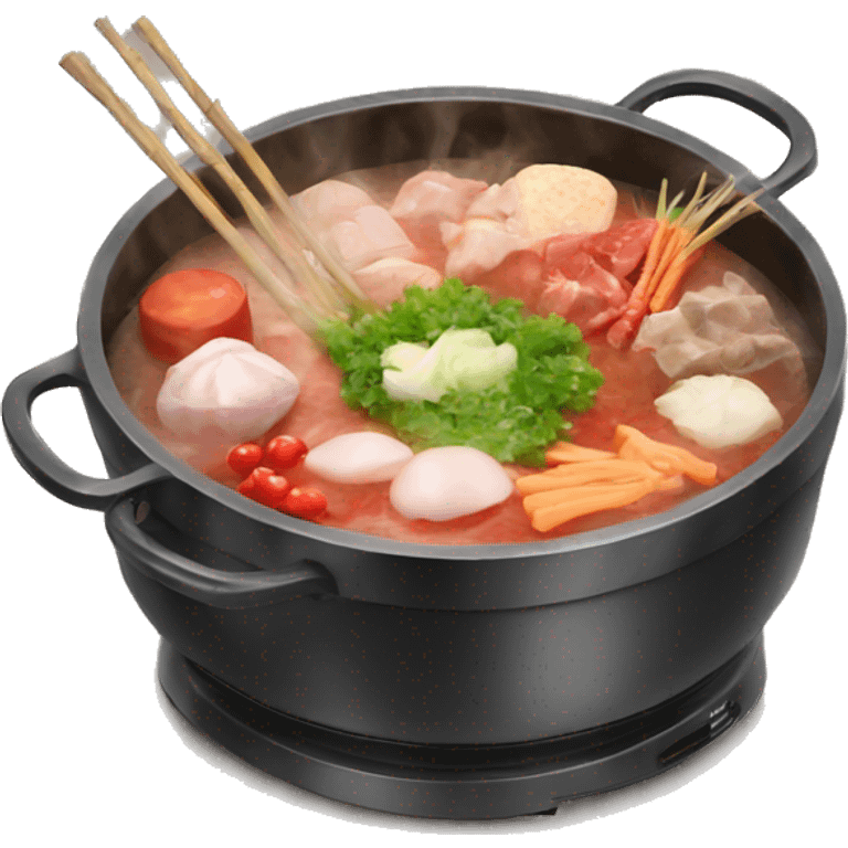 Making Hotpot  emoji