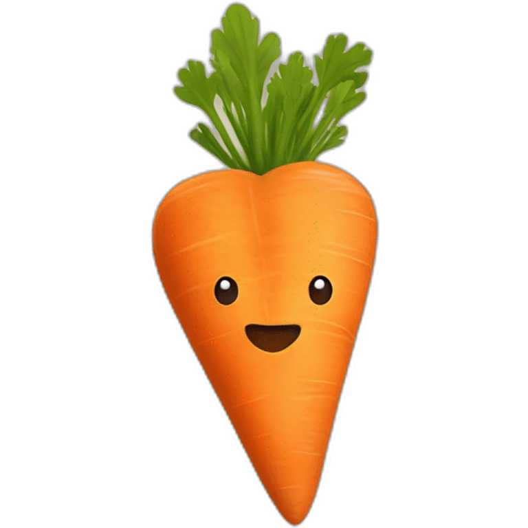 carrot love shape emoji