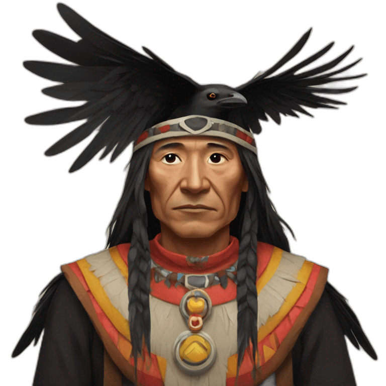 Crow priest emoji