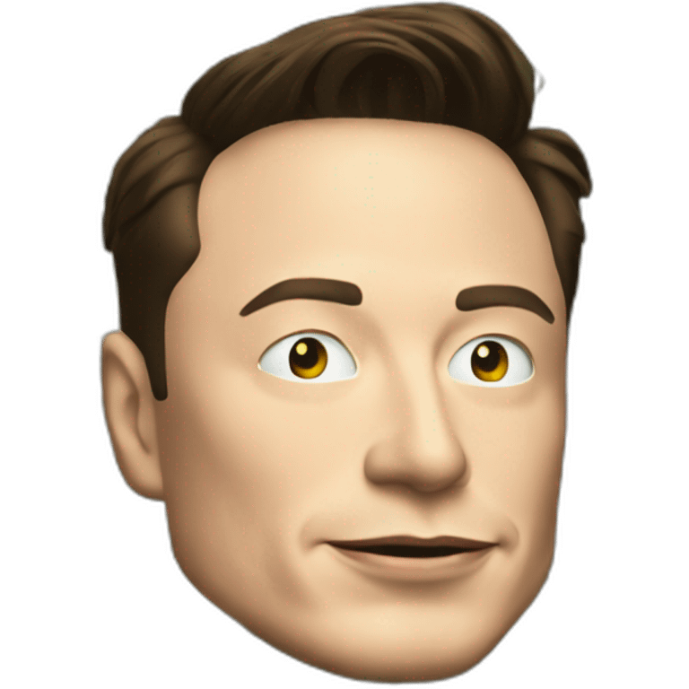 Elon musk with money emoji