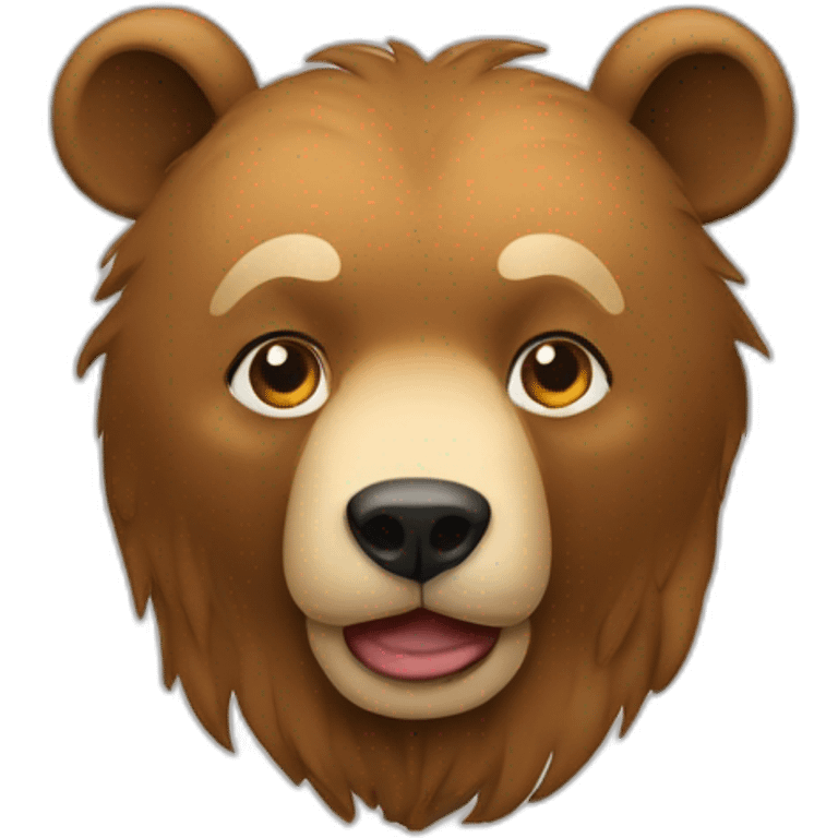 Poutin sur un ours emoji