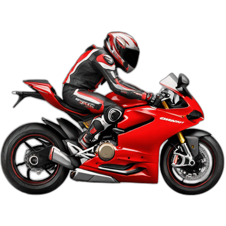 Rider ducati panigale emoji