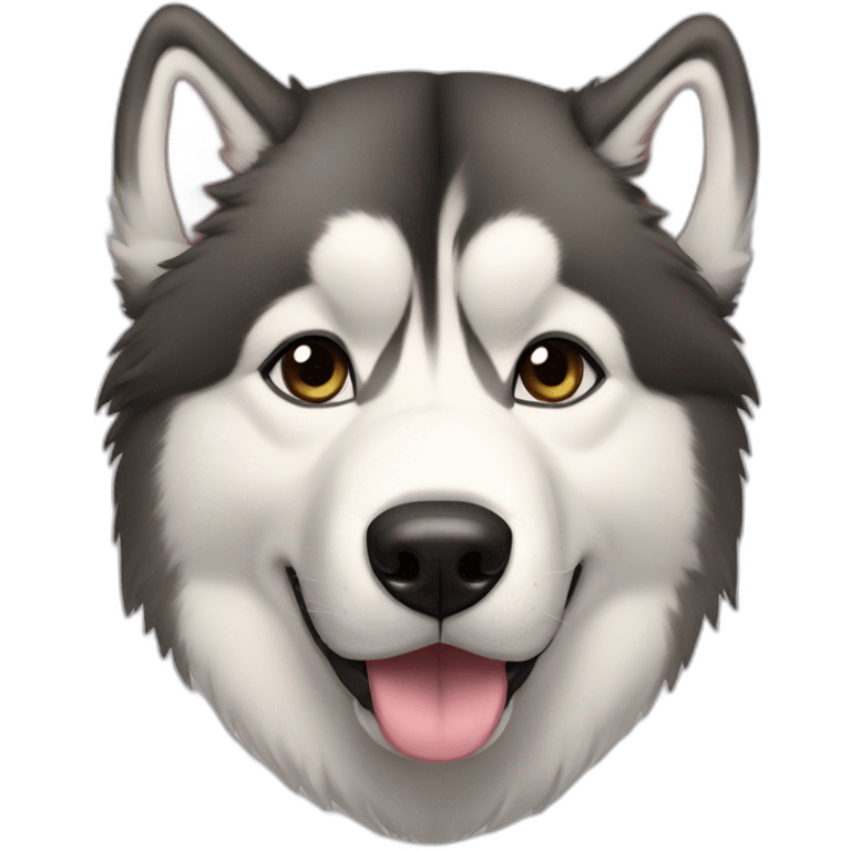 Cue Female Alaskan malamute emoji