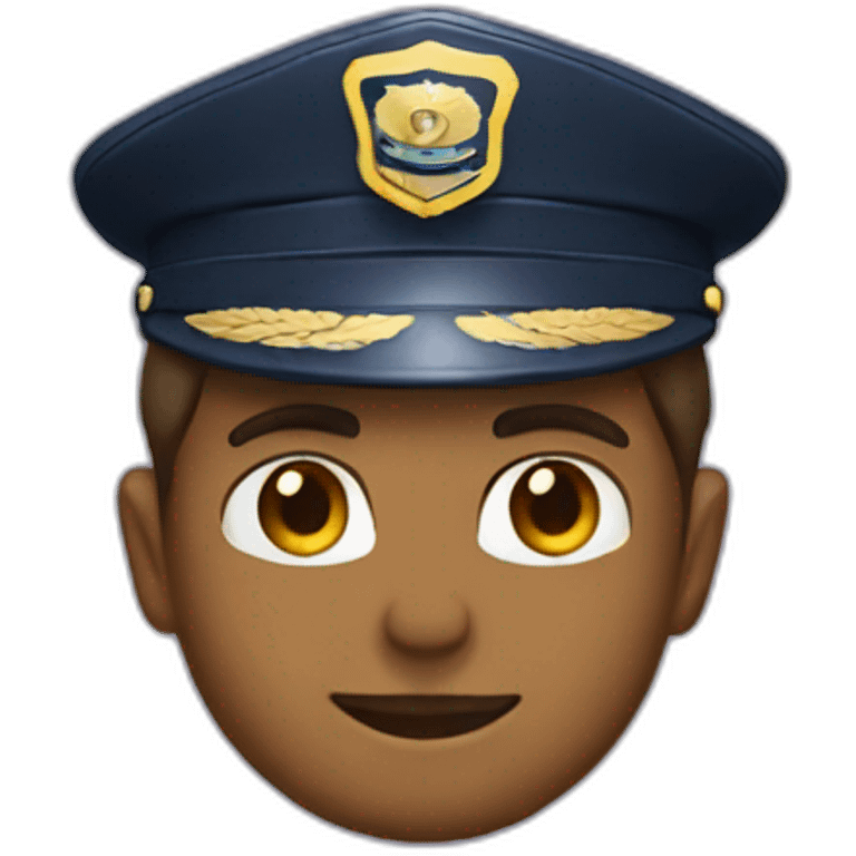 hat airline pilot emoji