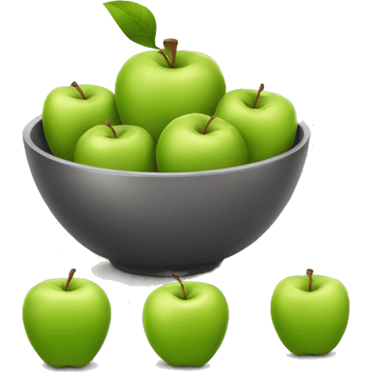 a bowl of apples emoji