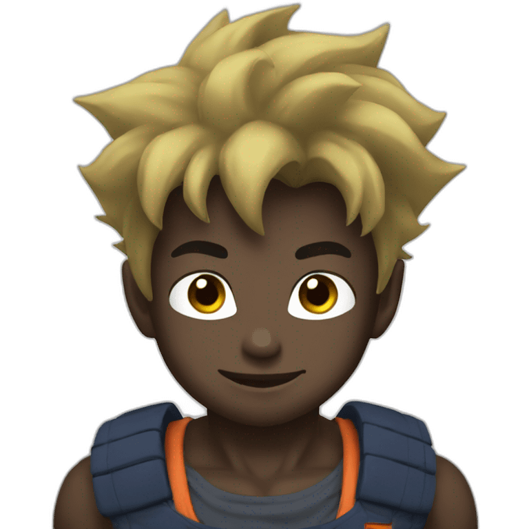 Black goku  emoji