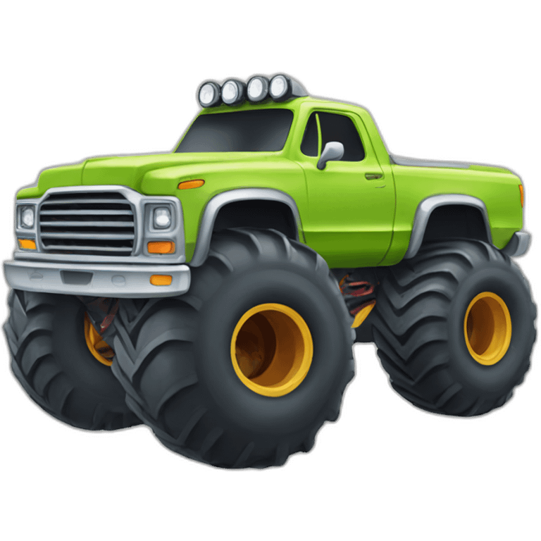 Monster truck emoji