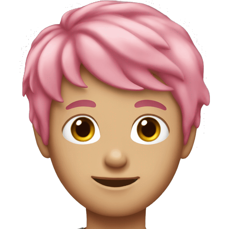 pink-haired boys  emoji