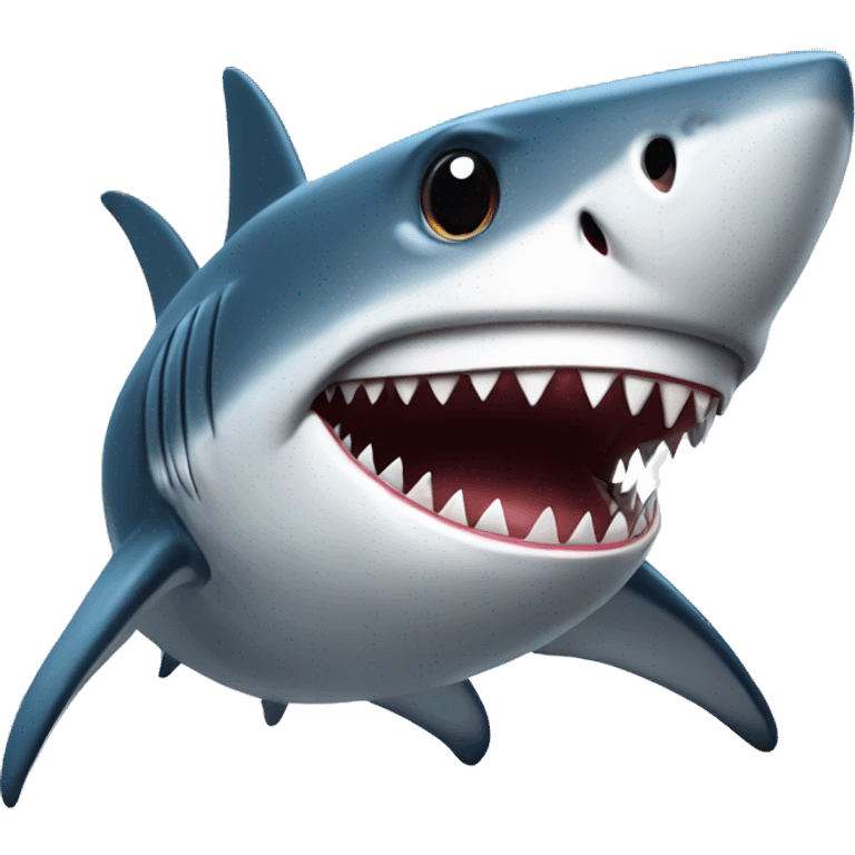 shark with coquette  emoji