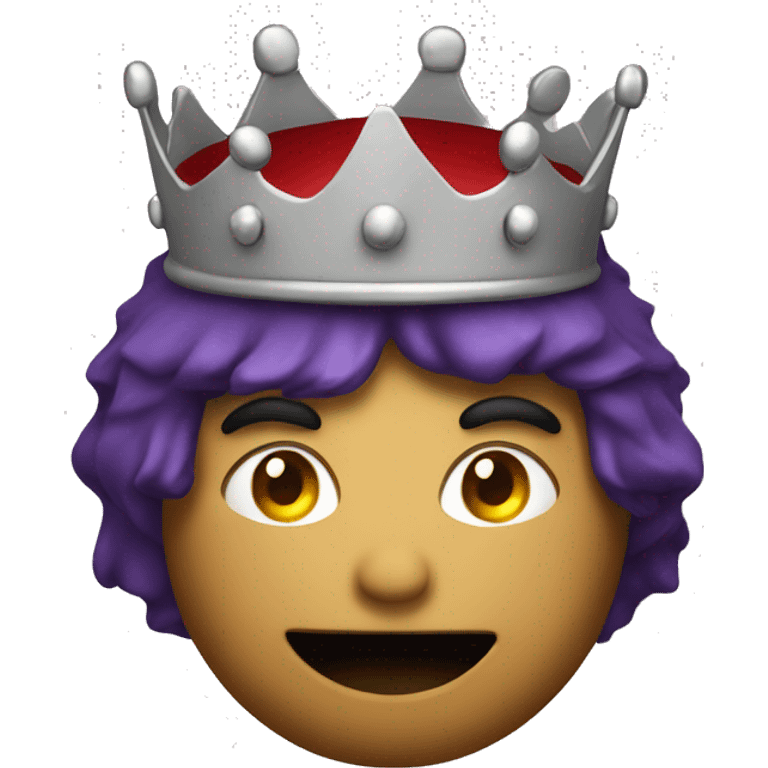 vilain with crown emoji