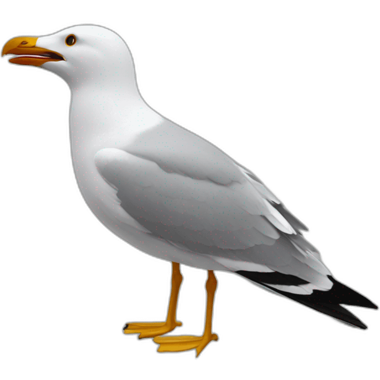 drinking-seagull emoji