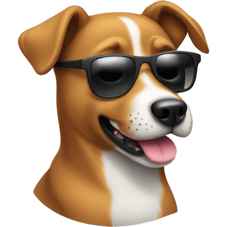 dog with sunglasses emoji