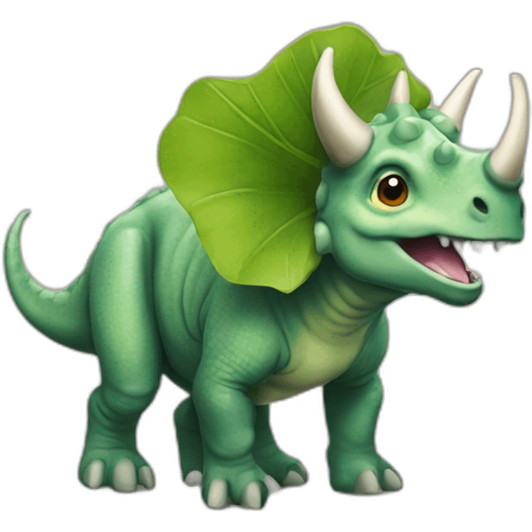 Triceratops emoji