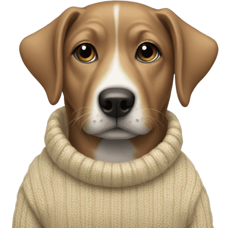 dog with sweater emoji