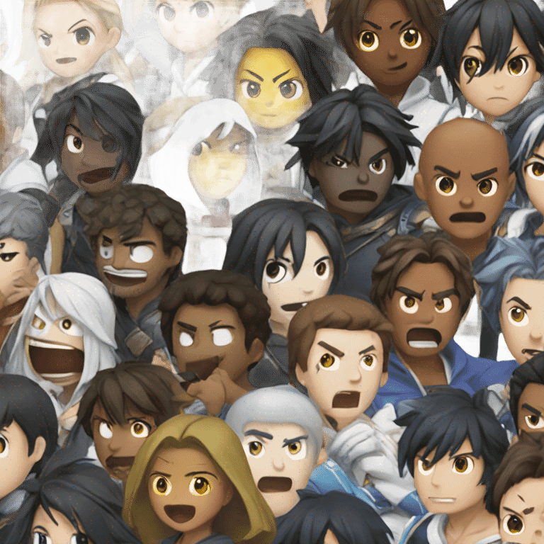 Anime battle emoji