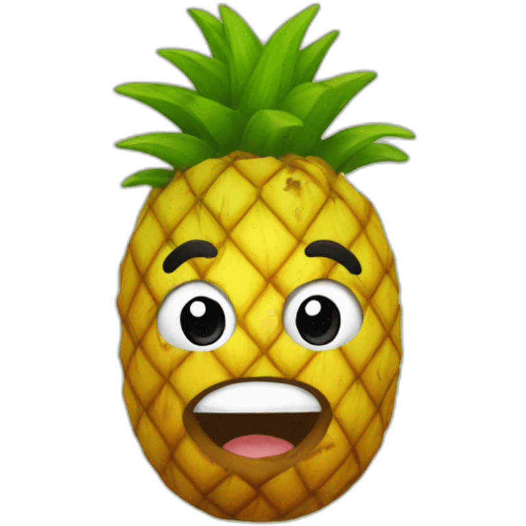 Piña de madera emoji