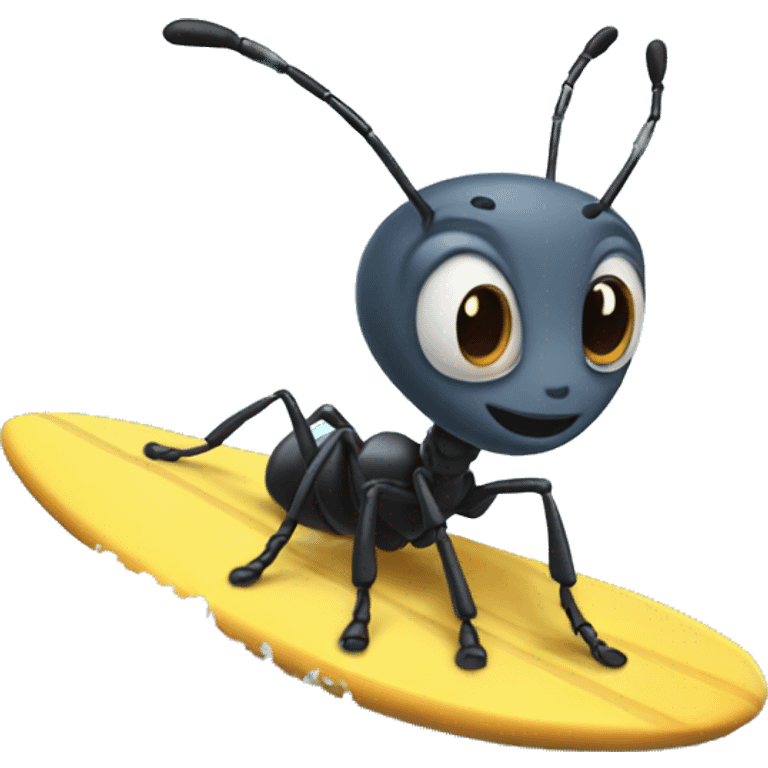 ant water surfing  emoji