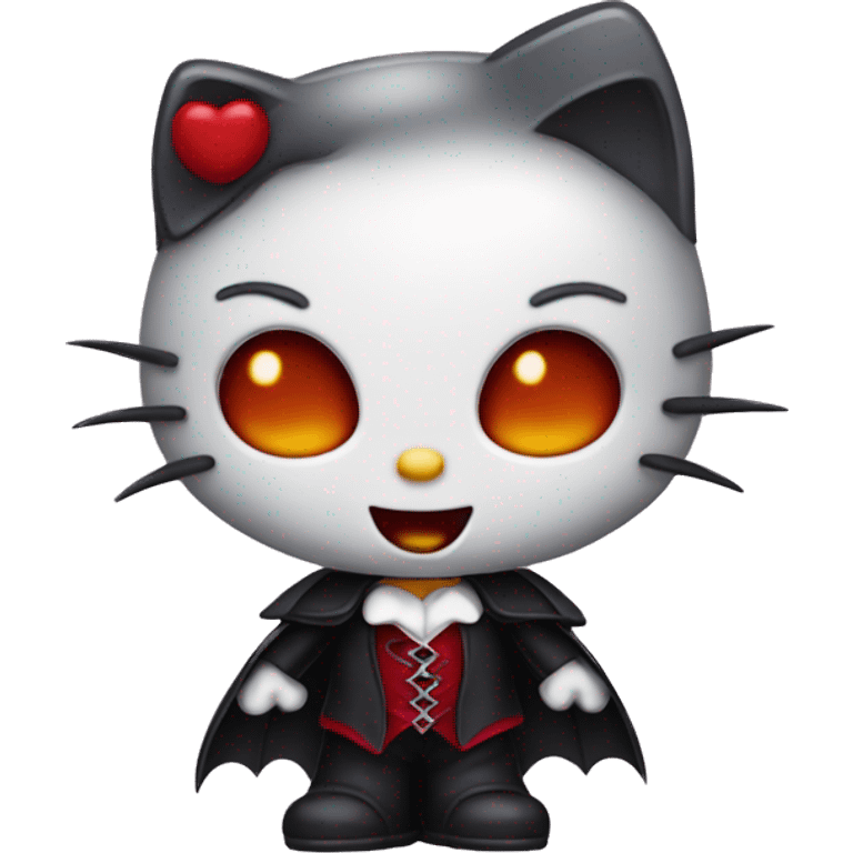 hello kitty vampire emoji