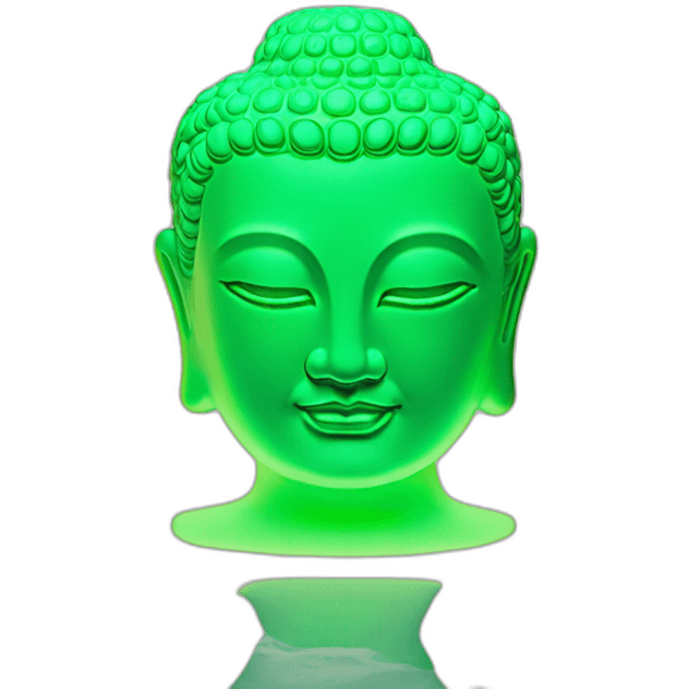 Bouddha uranium glass emoji