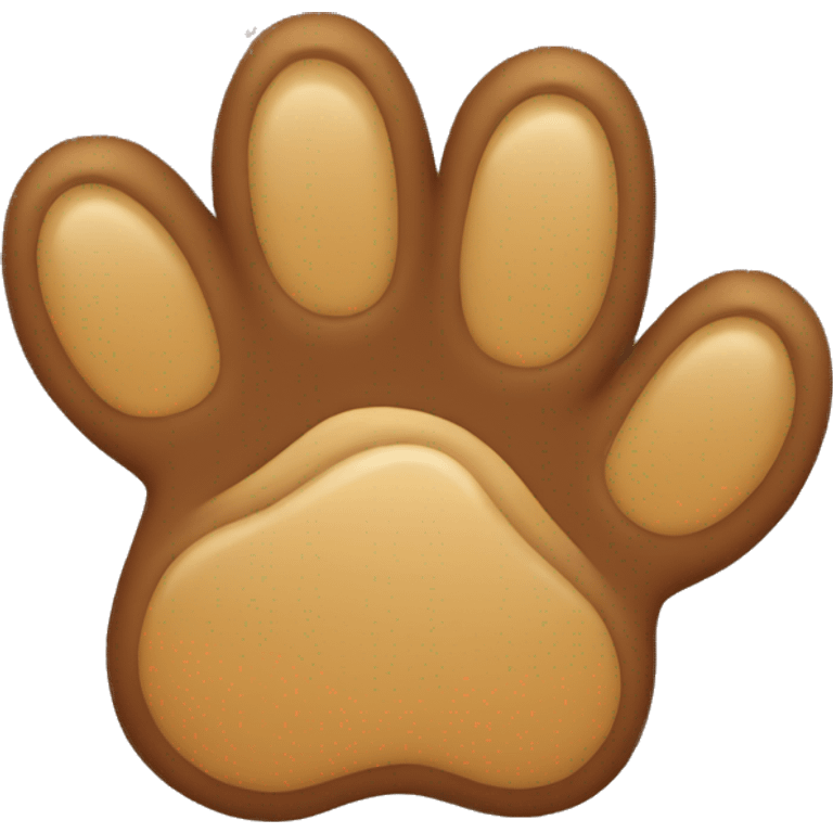 Dog paw  emoji