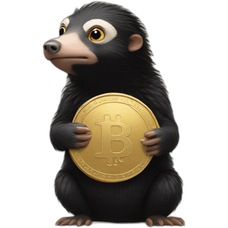 niffler with a coin emoji