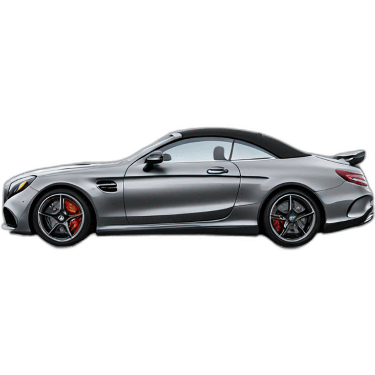 mercedes amg, lateral view emoji