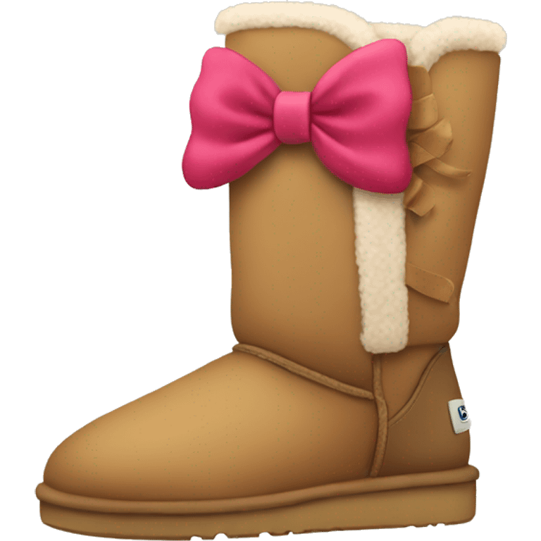 uggs with bow emoji