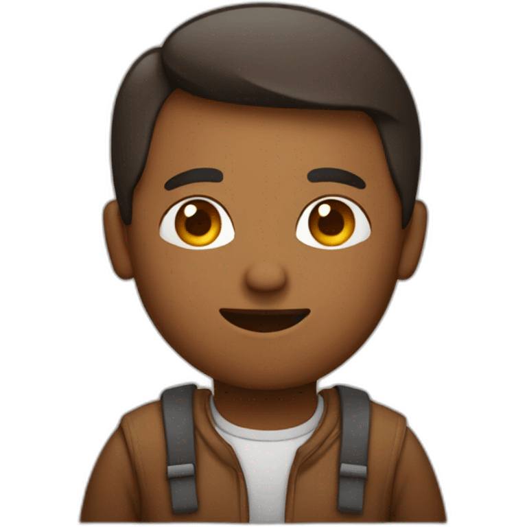 this one emoji exactly like it is, a programmer with laptop, but brownish skin emoji