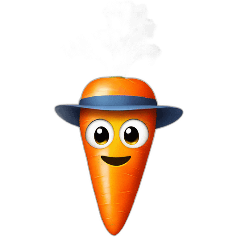 carrots wearing hat emoji