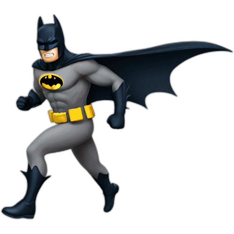 batman runing emoji