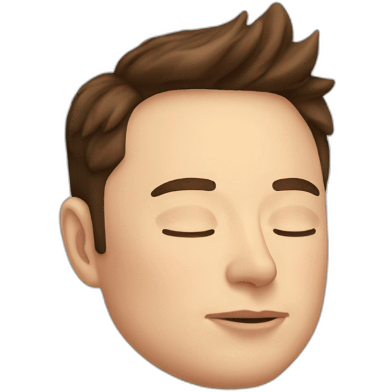 Elon Musk sleep emoji