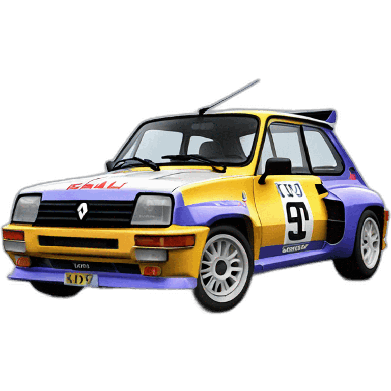 renault 5 turbo rally emoji