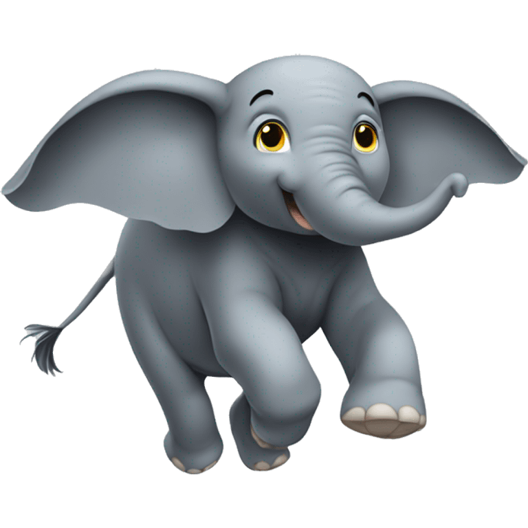 flying elephant emoji