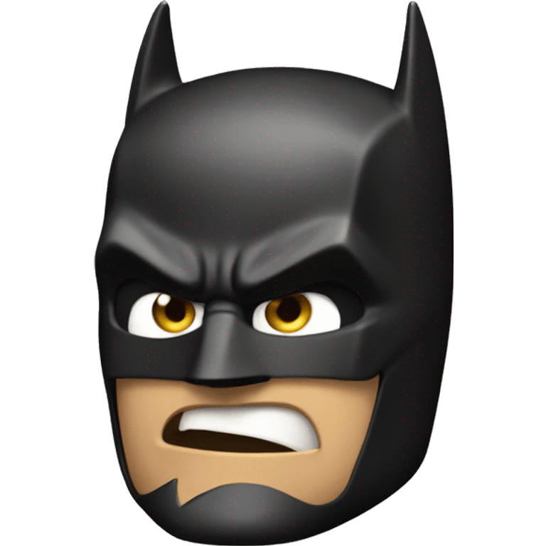 Batman saying “nah uh” emoji