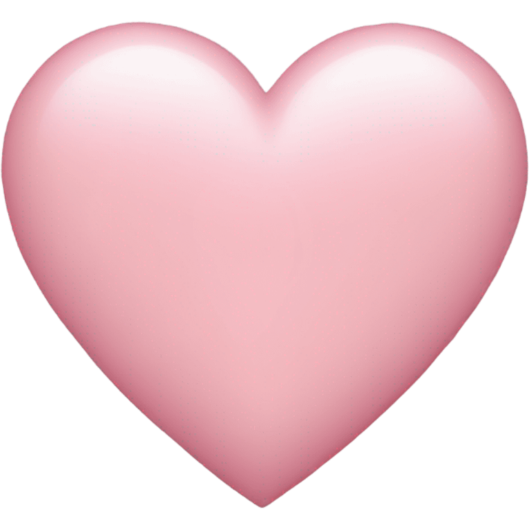 Light pink heart emoji